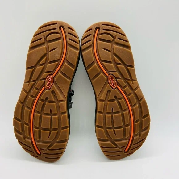 CHACO WOMEN’S STRAPPY OUTDOOR ADVENTURE SANDALS GRAY/ORANGE SIZE 7 - Picture 10 of 11